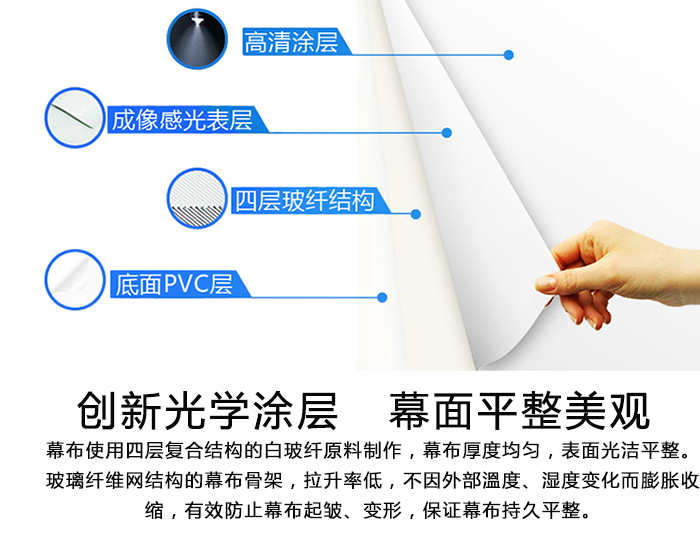 地拉投影幕產品特性